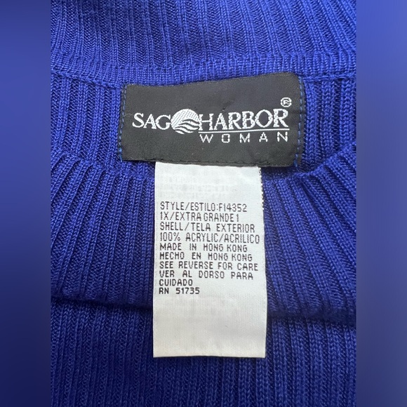 Sag Harbor Woman blouse. Size 1X. - Picture 2 of 3
